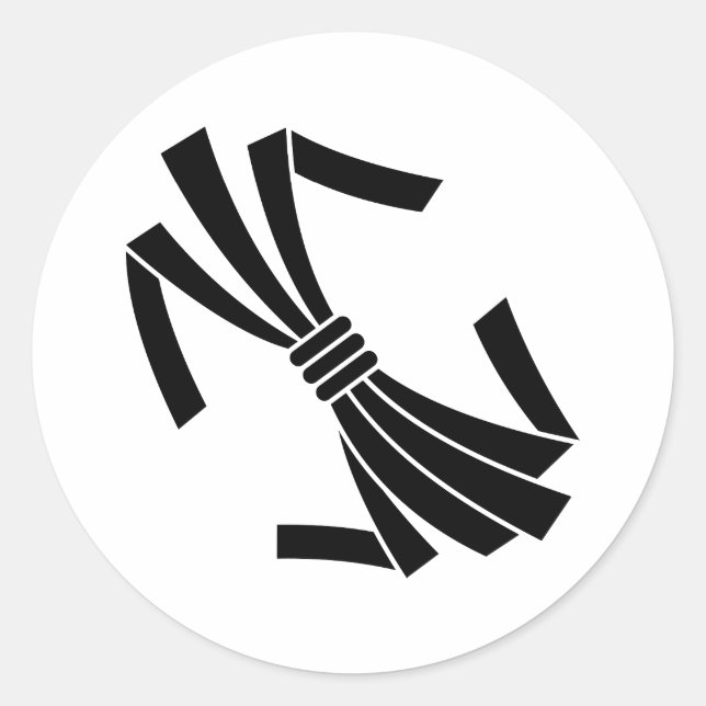 Tsuyanennoshi Classic Round Sticker (Front)