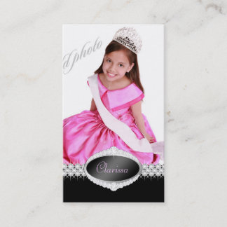TT-Diamond Bliss Beauty Pageant Photo Card