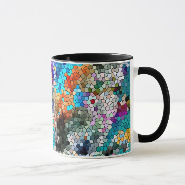 TTEQOTGCubismINV SGDRKDP BLUE Mug (Right)