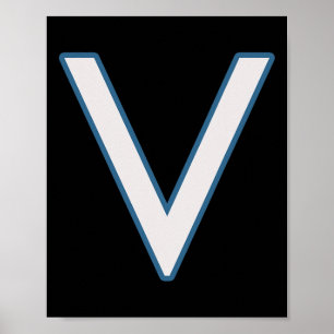 Ttlefield V Letter Games Funny Gaming Video Game A Poster