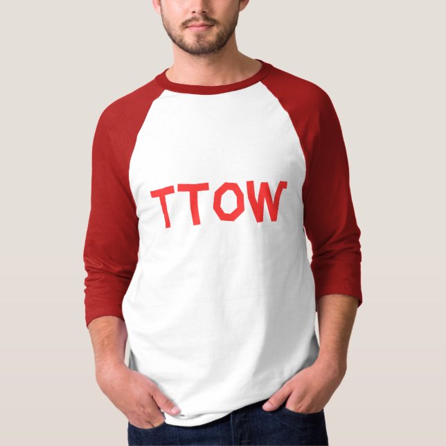 TTOW/ Red Baseball T-Shirt (Front)