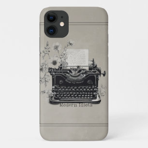 ttpd typewriter vintage modern idiots wildflowers  Case-Mate iPhone case