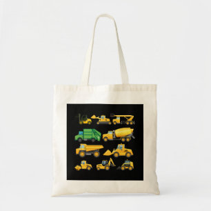 Ttr,u cbkuTrucks And Diggers Toddlers Construction Tote Bag