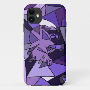 TU- Amazing Rhino Abstract Art Design iPhone 11 Case