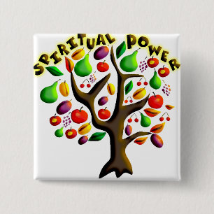 Tu Bishvat 15 Cm Square Badge
