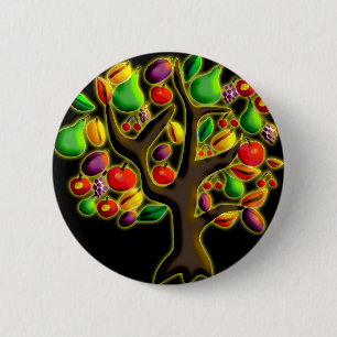Tu Bishvat 6 Cm Round Badge