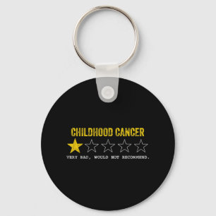 Tu Childhood Cancer Awareness Month Costume Ribbon Key Ring