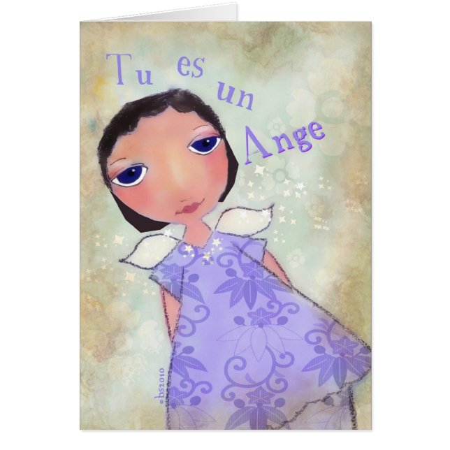 tu es un ange (you are an angel) in french (Front)