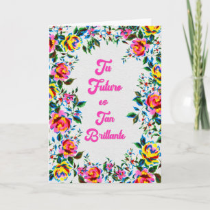 Tu Futuro Brilla con Luz Propia Felicitación Card