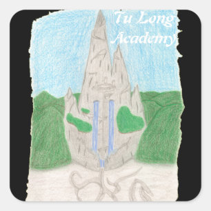 Tu Long Academy (with name english) Square Sticker