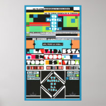 TU PATRIA ES LA VIDA Colourful Spanish Poem