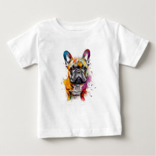 Tu peque, con mucho estilo Bulldog francés Baby T-Shirt