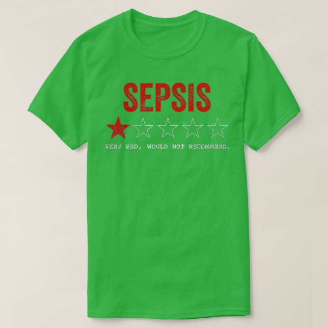 Tu Sepsis Awareness Month Costume Ribbon Family  T-Shirt (Design Front)