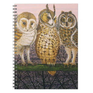 Tu-whit Tu-whooing Spiral Notebook