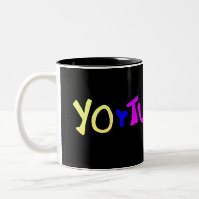 Tu  y yo estamos locos Two-Tone coffee mug (Left)