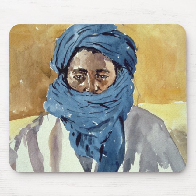 Tuareg Tribesman Timbuctoo 1991 Mouse Pad (Front)
