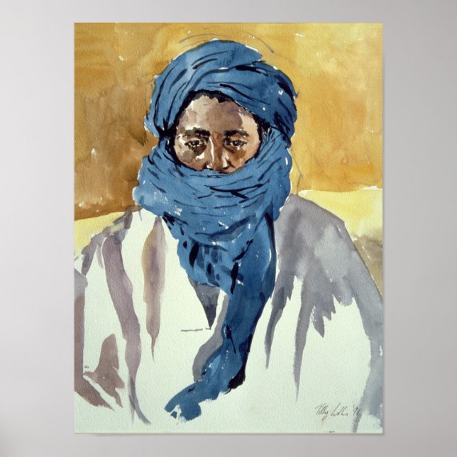 Tuareg Tribesman Timbuctoo 1991 Poster (Front)