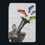 Tuba And Fish iPad Mini Cover<br><div class="desc">Animals & Nature</div>