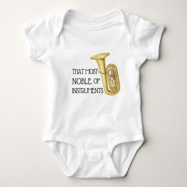 Tuba Baby Bodysuit (Front)