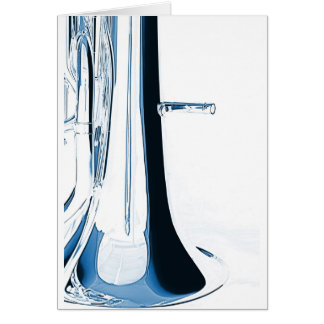 Tuba Bass horn Picture on White