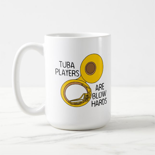 Tuba Blow Hards Coffee Mug (Left)