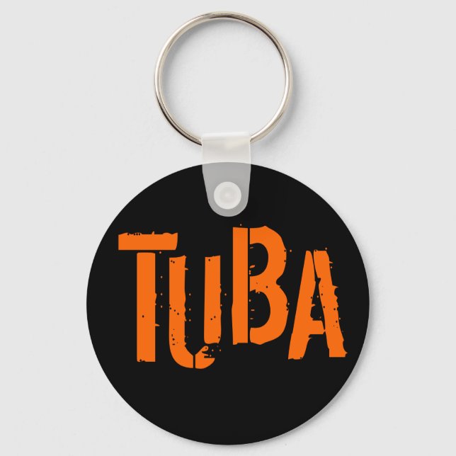 TUBA Button Keychain (Front)