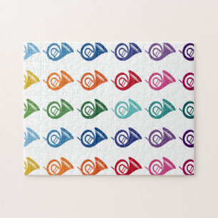 Tuba Colourful Fun Array Music Jigsaw Puzzle