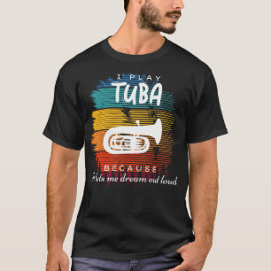 Tuba Fantasies: Bass Dreams Resonate T-Shirt