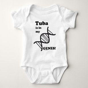 Tuba Is In My Genes Baby Bodysuit