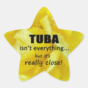 Tuba Isn't Everything Star Sticker