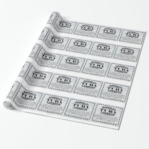 Tuba License Wrapping Paper
