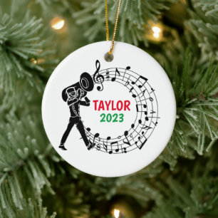 Tuba Marching Band Christmas Ornament