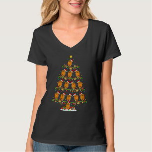 Tuba Music   Lights Xmas Santa Tuba Christmas Tree T-Shirt