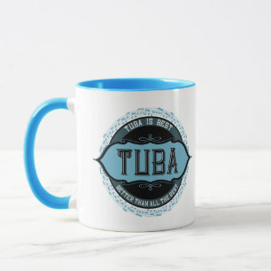 Tuba Music Note Circle Mug