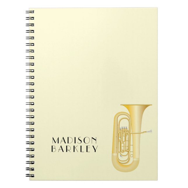 Tuba Music Teacher Notebook (Front)