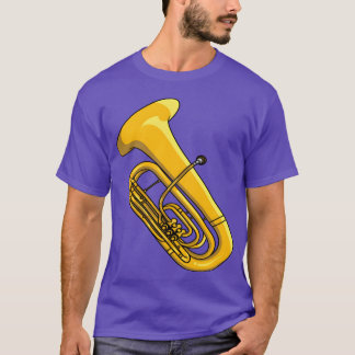 Tuba Musical Instrument For Music Lovers funny T-Shirt