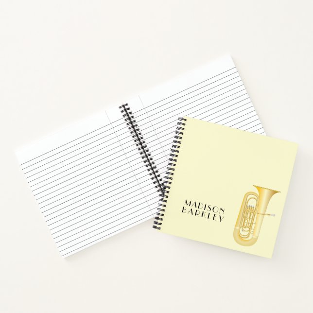 Tuba Musician Band Teacher Notebook (Inside)