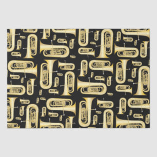 Tuba Musician Band Teacher Tissue Paper