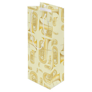 Tuba Musician Band Teacher Wine Gift Bag