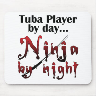 Tuba Player by Day... Mouse Pad