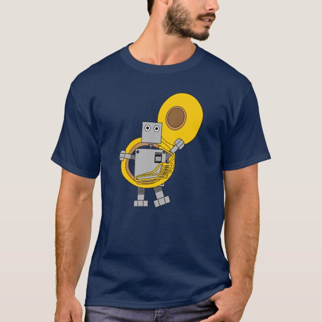 Tuba Robot T-Shirt (Front)