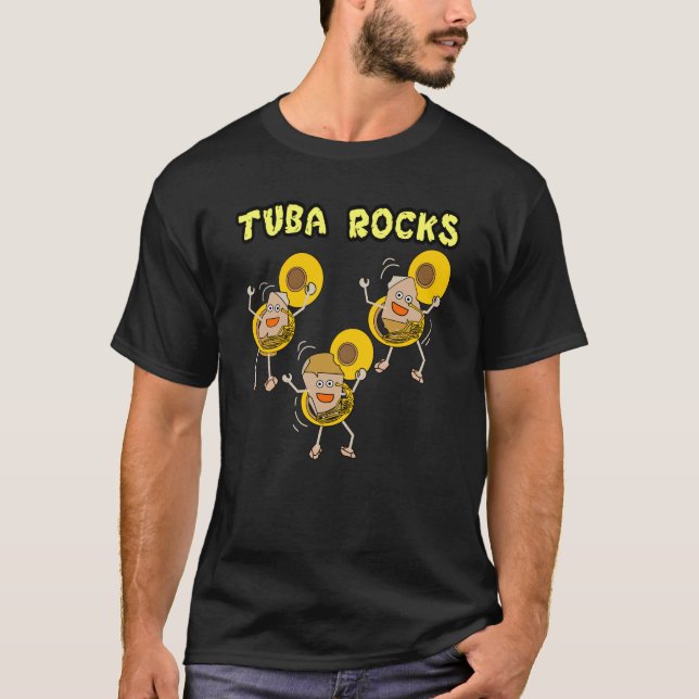 Tuba Rocks T-Shirt (Front)