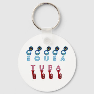 tuba sousa key ring