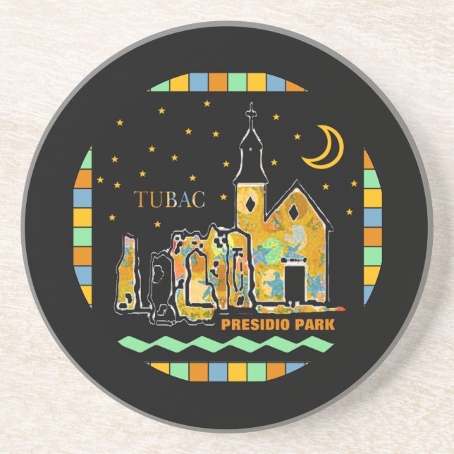 Tubac Presidio Park Coaster (Front)