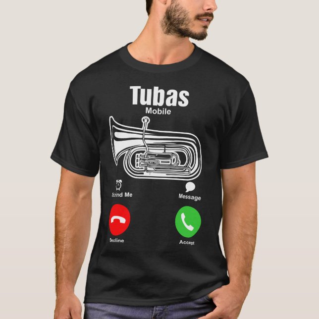 Tubas Mobile Tshirt (Front)