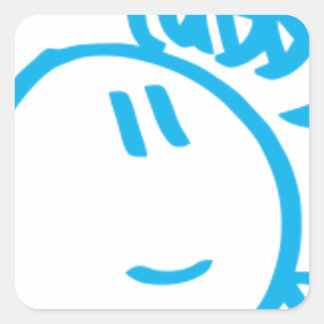 tubby1 square sticker