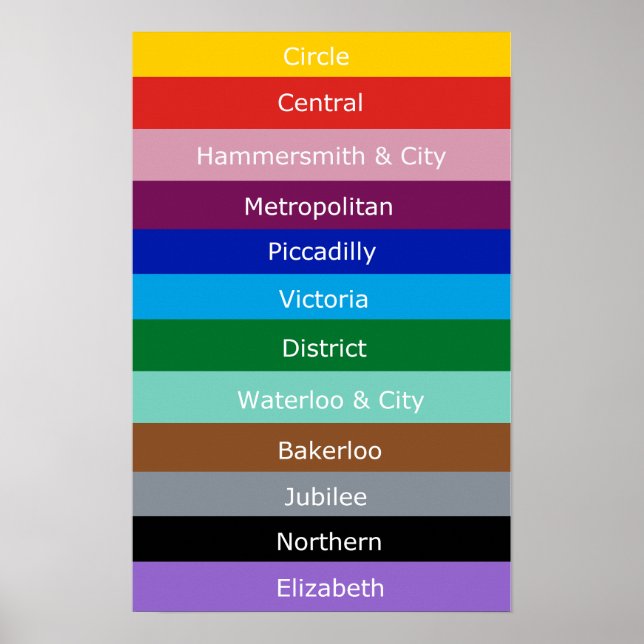 Tube Lines Poster (Front)