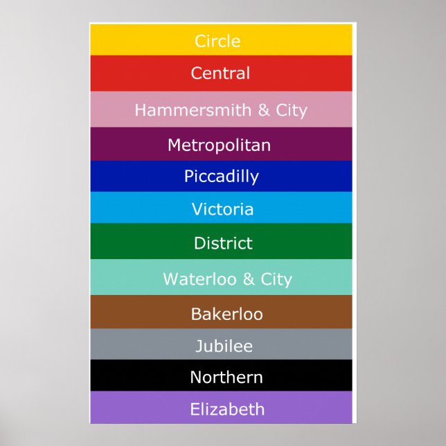 Tube Lines Poster (Front)