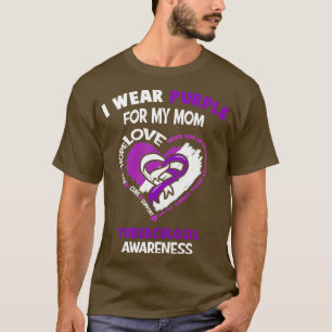 Tuberculosis Awareness I Wear Teal For My Mum Hear T-Shirt