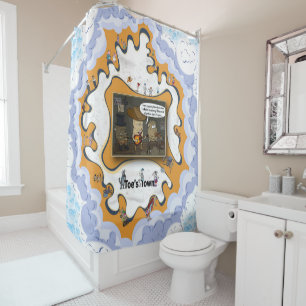 Tuberdour Musical Wordplay Humor Shower Curtain